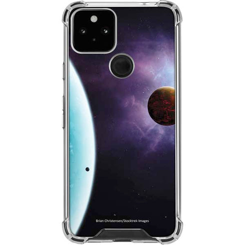 StockTrek Two Planets Born from the Same Star Google Pixel 5 Clear Case